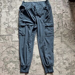 All in Motion Lightweight Cargo Joggers in Slate Blue